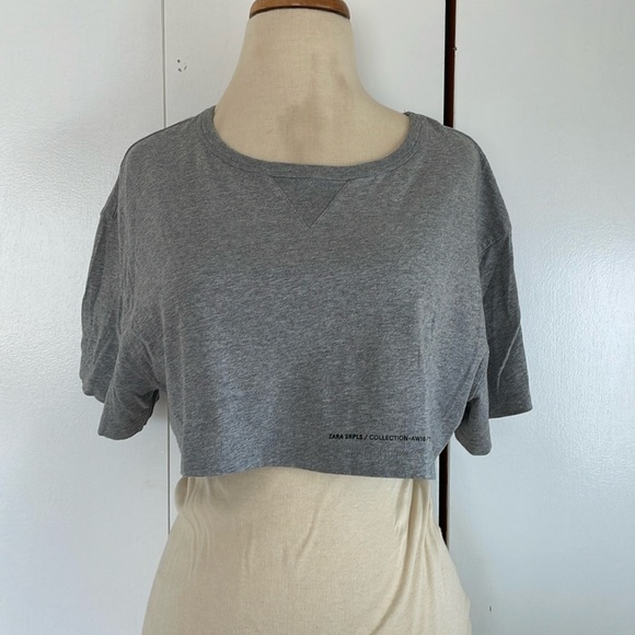 Zara Tops - ZARA Cropped Top Gary SRPLS